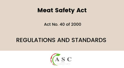 Red Meat Regulations South Africa | Meat Safety Act
