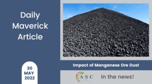 Media - Daily Maverick Article (Impact of Manganese Ore Dust)