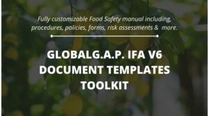 GLOBALGAP IFA V6 Document Templates Toolkit