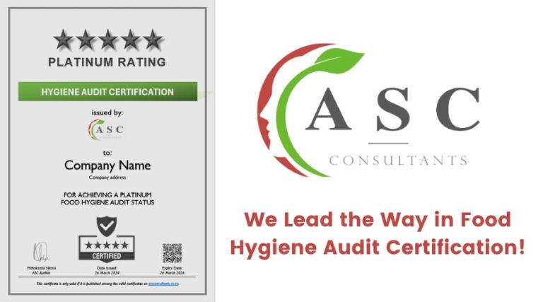 ASC Public Health and Food Safety Consultants Lead the Way in Food Hygiene Audits – This is Why!