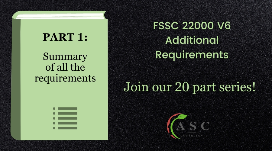 Part 1 FSSC 22000 Additional Requirements