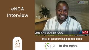 Media - eNCA Interview (Expired Food)