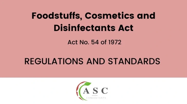 ***PESTICIDE RESIDUES – Regulations Governing the Maximum Limits for Pesticide Residues that may be Present in Foodstuffs