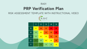 PRP Verification Plan Risk Assessment with Video (RA01)