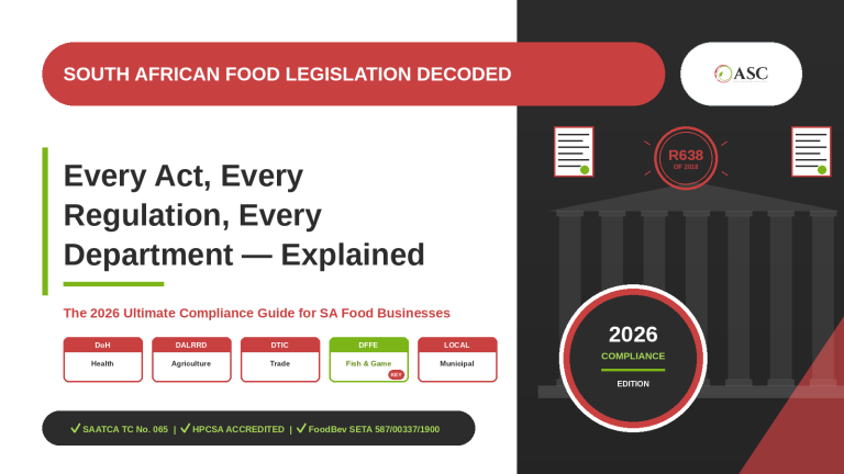 ULTIMATE GUIDE: SOUTH AFRICAN FOOD LEGISLATION 2026