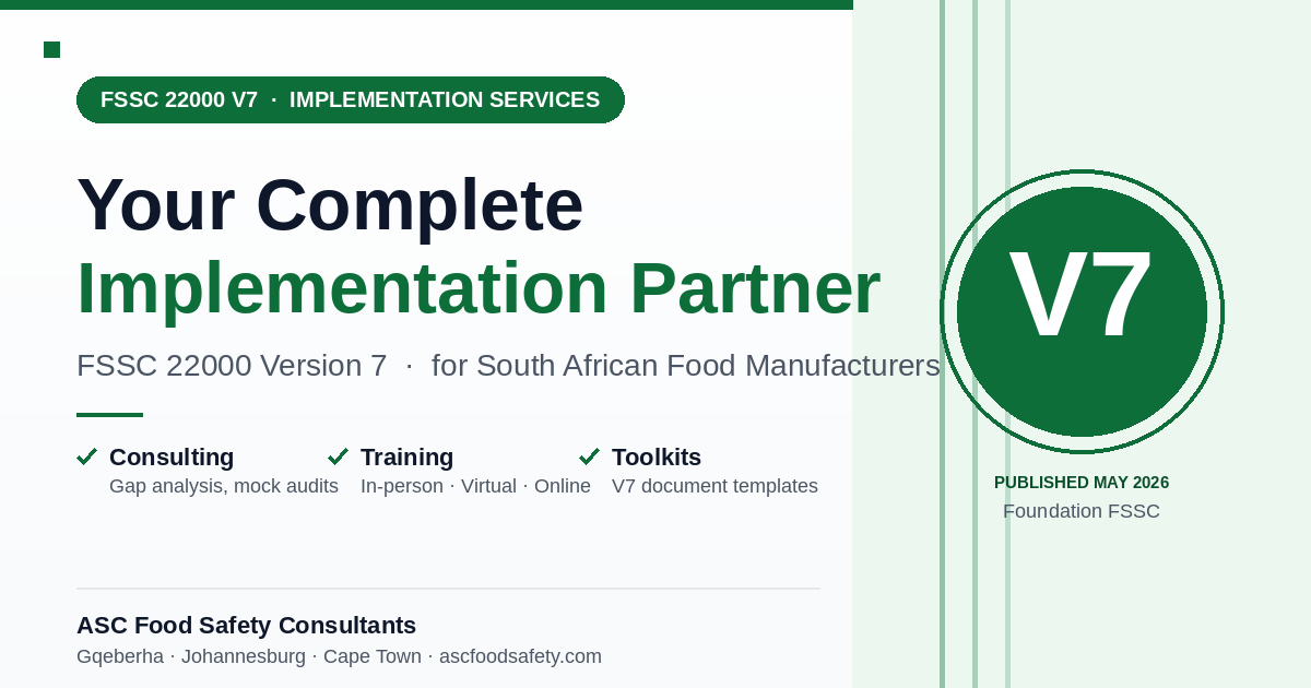 difference between iso 22000 and fssc 22000