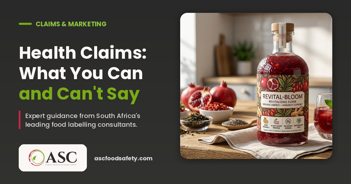ASC Food SAFETY Health Claims
