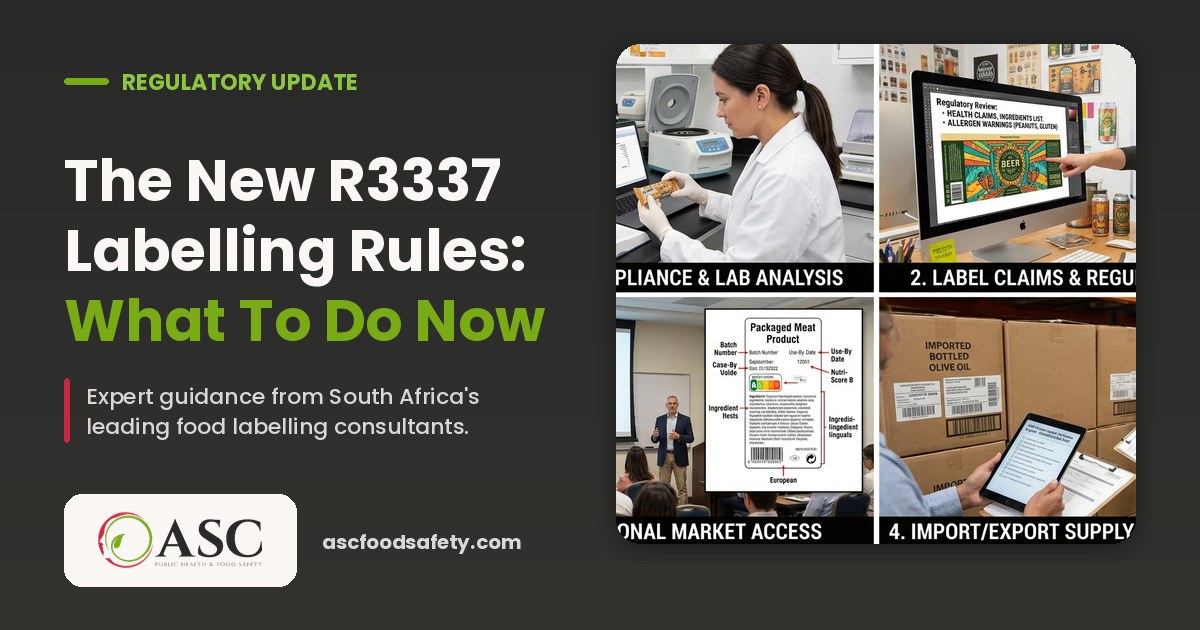 New R3337 Labelling Regulations: What To Do Now