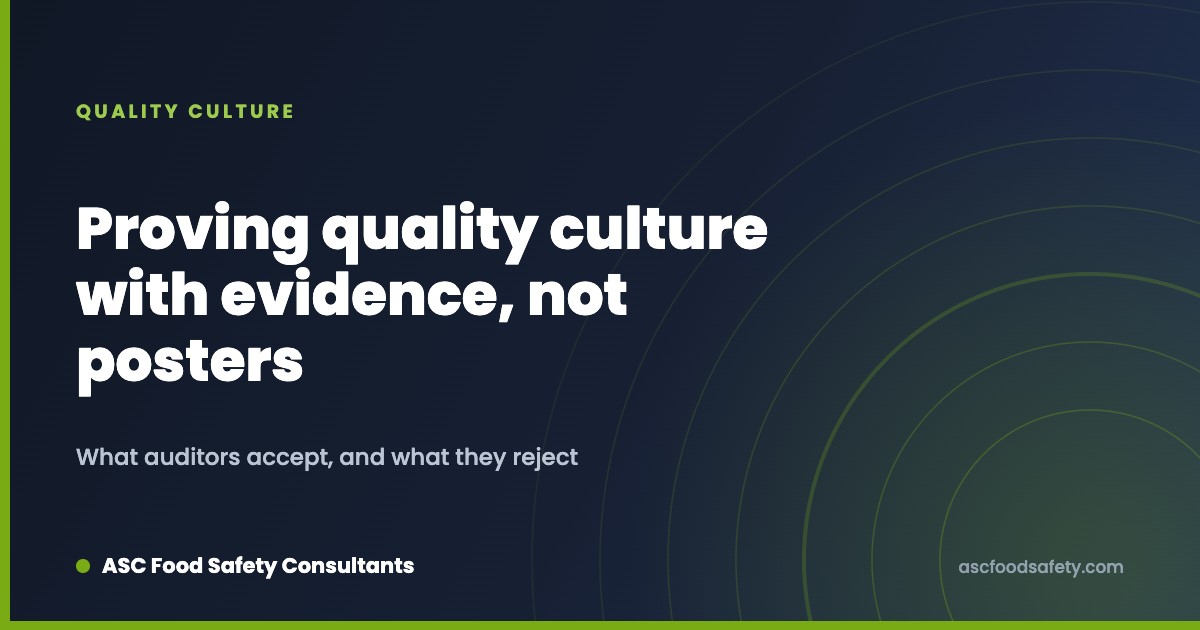 Evidence of quality culture that satisfies an ISO 9001:2026 auditor